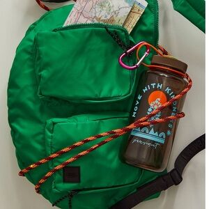 🎄 12/31 Free People Movement Green Sling Crossbody Bag 🔖NWT